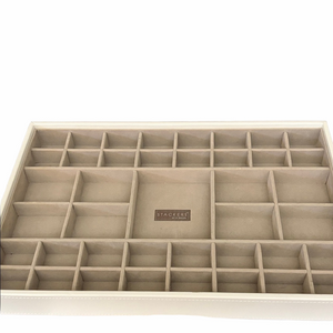 Supersize Stackers multiple section Jewelry box layer Tray of 41 sections.